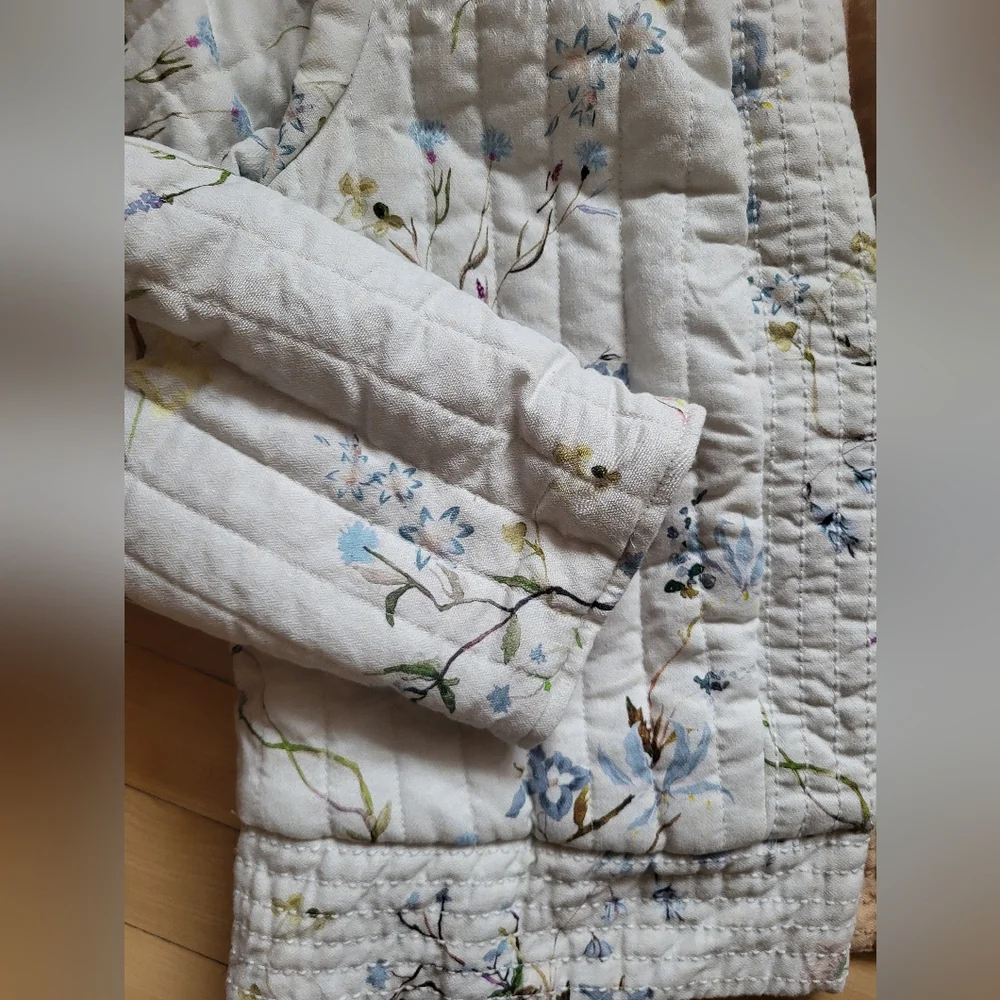 Scotch & Soda Floral Quilted Jacket - Cream and Tan - Picture 3 of 11